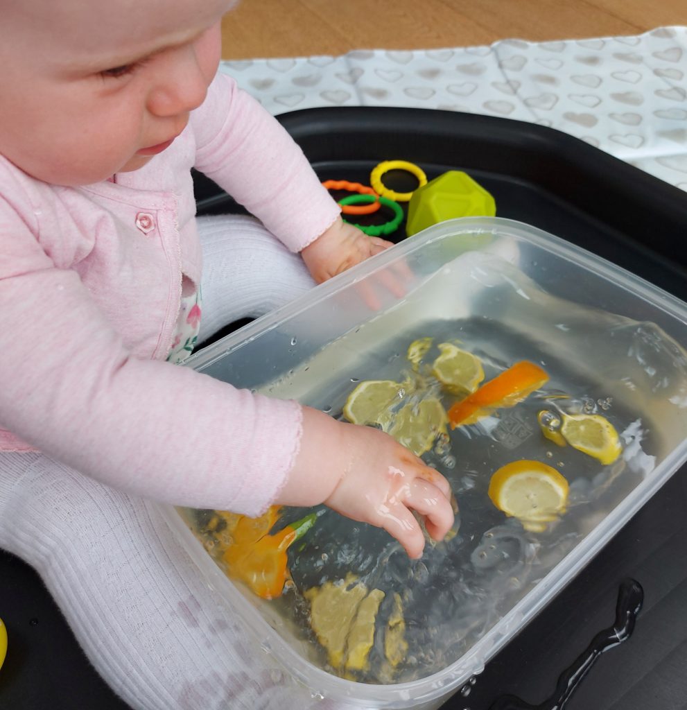 Top 5 Play/Tuff Tray Ideas for Babies to play with and aid development